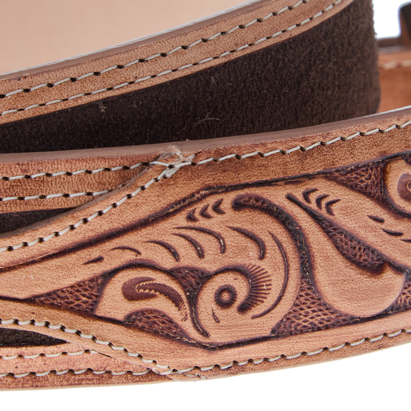R Watson Boots Men's Chocolate Suede Belt