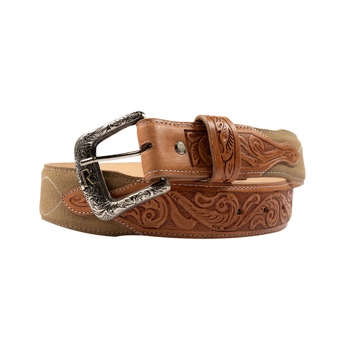 R Watson Boots Men's Sand Stitched Roughout Belt