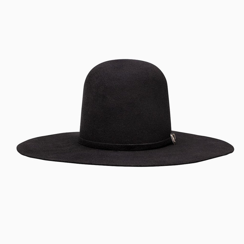 Resistol Youth Black Brockton Open Crown 4 1/4in Brim Hat