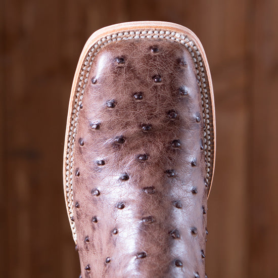 R Watson Boots R. Ladies' Kango Tabac Full Quill Ostrich Boots