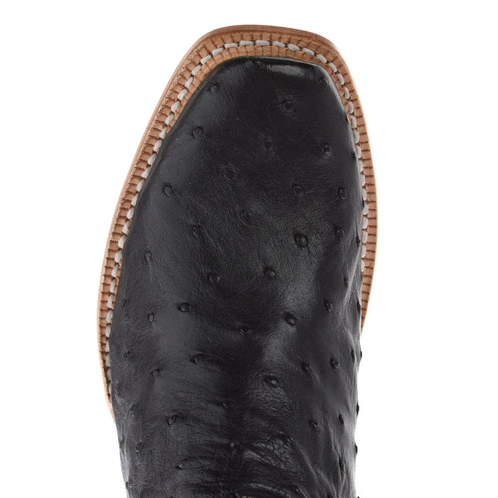 R Watson Boots Women's Black Full Quill Ostrich 13
