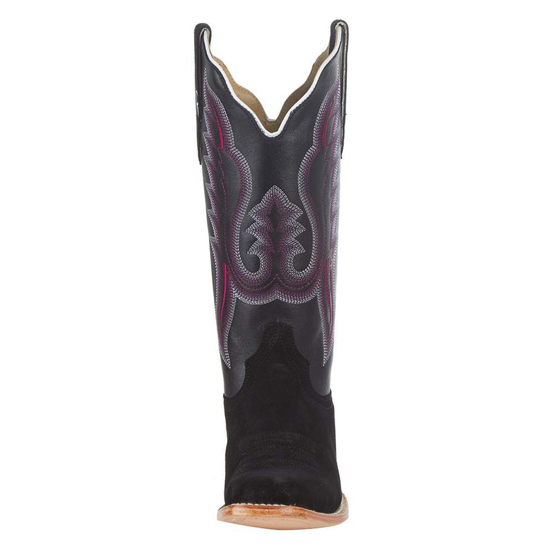 R Watson Boots R Womens Black Roughout 13in Black Boot