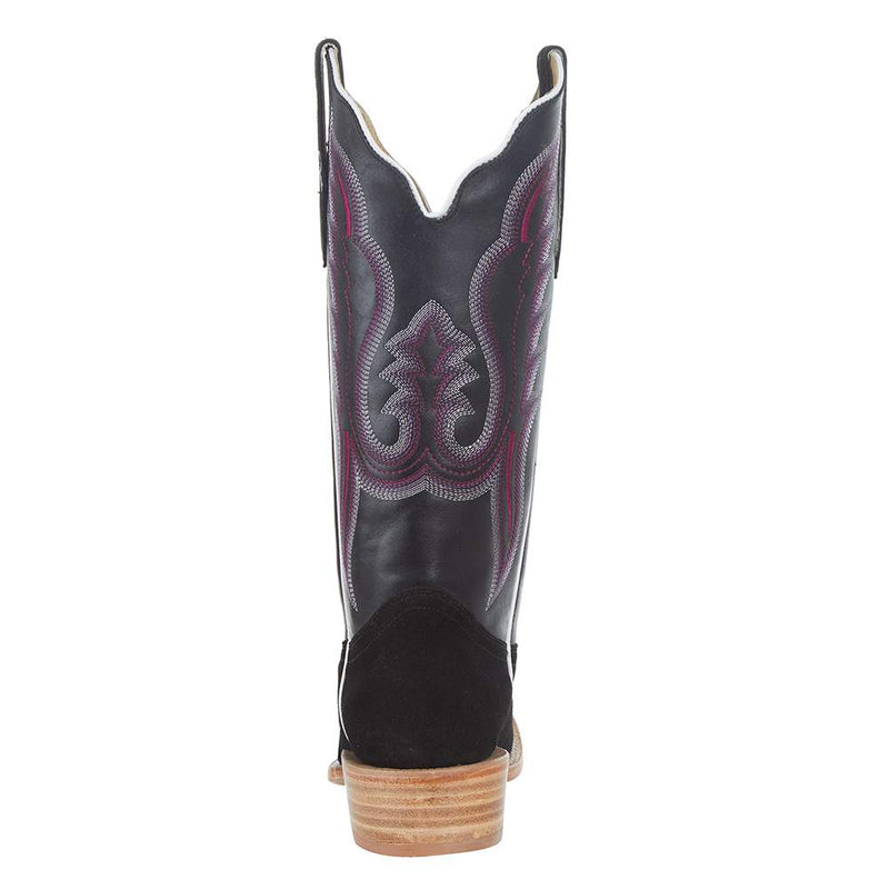 R Watson Boots R Womens Black Roughout 13in Black Boot