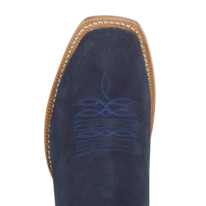 R. Watson Boots R Women Blue Roughout 13in White Boot