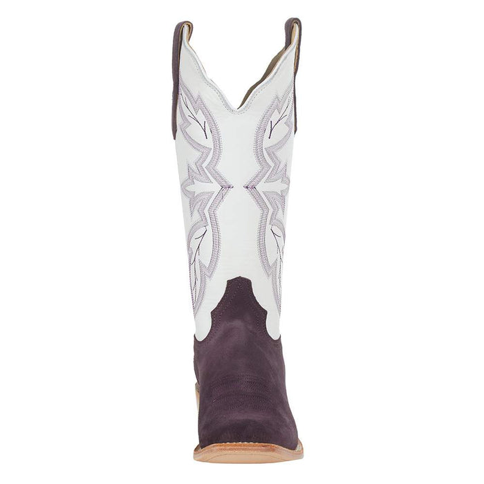 R Watson Boots R Womens Plum Roughout 13in White Top Boot