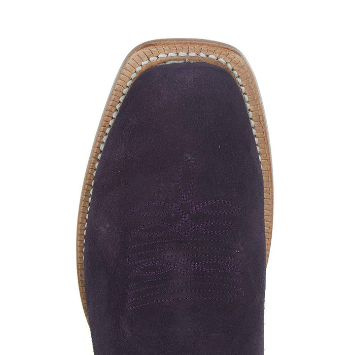 R Watson Boots R Womens Plum Roughout 13in White Top Boot