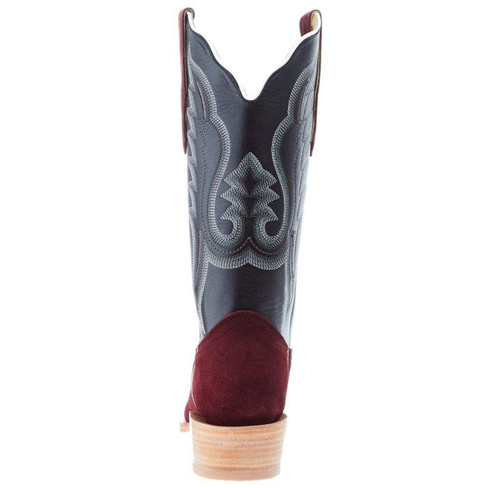 R Watson Boots R Women's Rhubarb Rough Out 13 In Top Cowgirl Boot