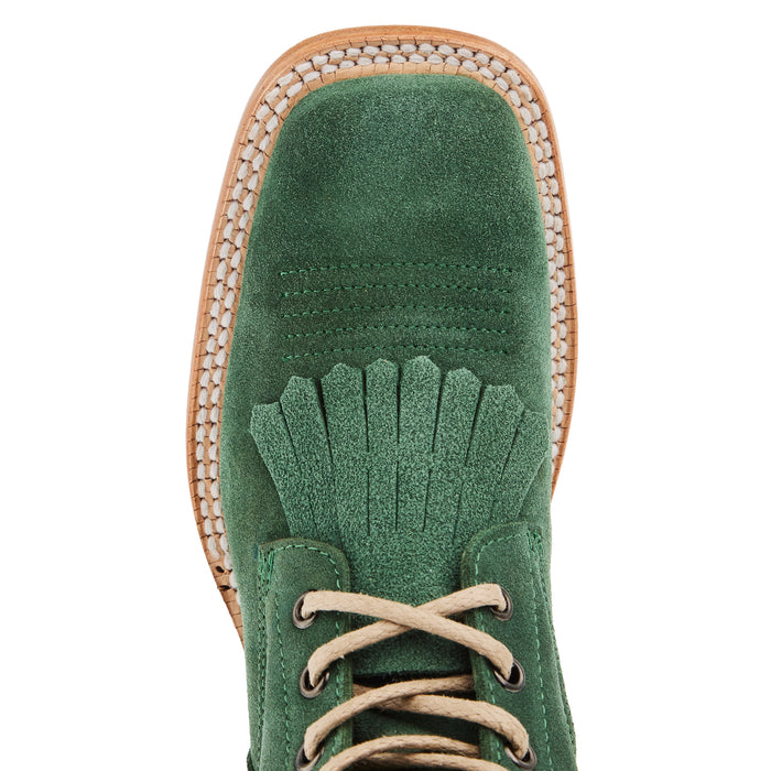 R Watson Boots Womens Teal Lacer Roughout Boot