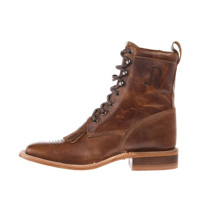 R Watson Boots Women's Brown Leather Lacer Boot