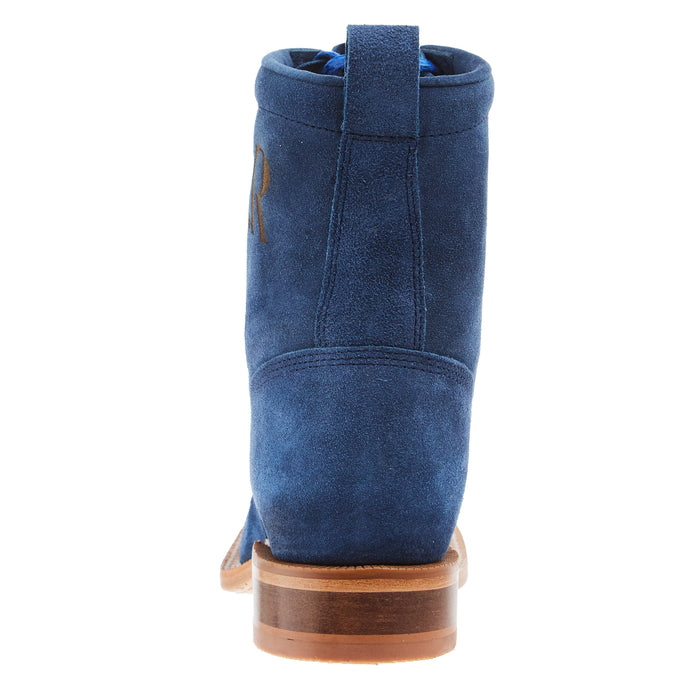 R Watson Boots Womens Royal Blue Lacer Roughout Boot