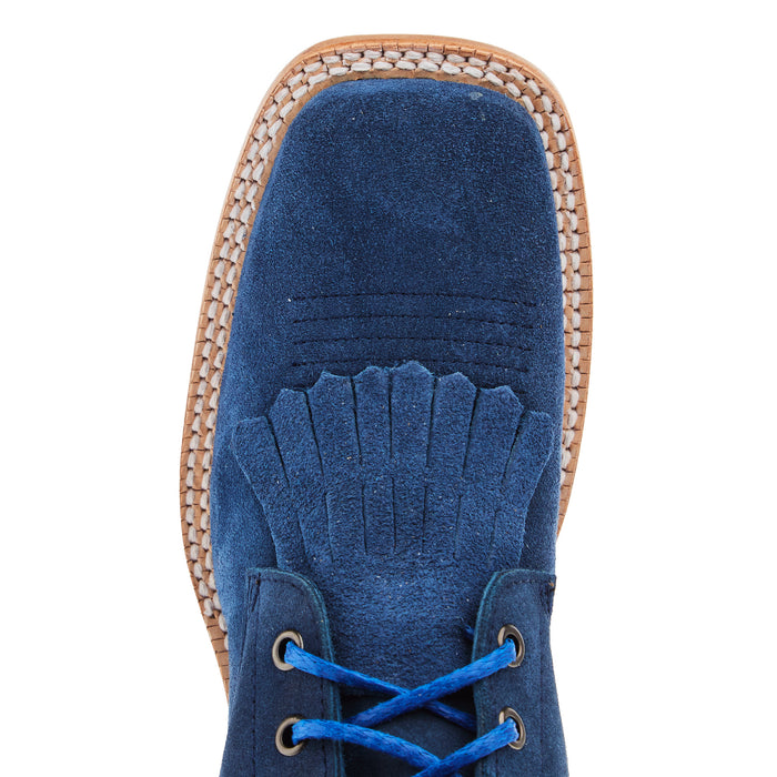 R Watson Boots Womens Royal Blue Lacer Roughout Boot