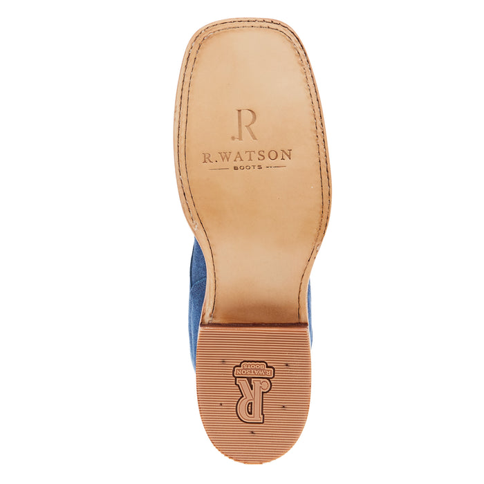 R Watson Boots Womens Royal Blue Lacer Roughout Boot