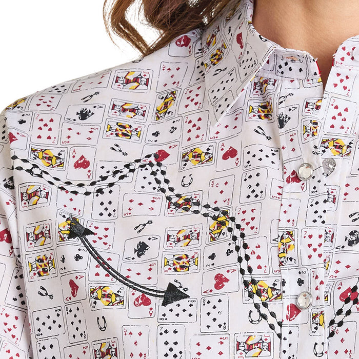 Panhandle Women's Vegas Print Snap Shirt