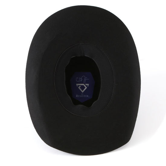 Resistol Youth Pennington Black Precreased Felt Hat