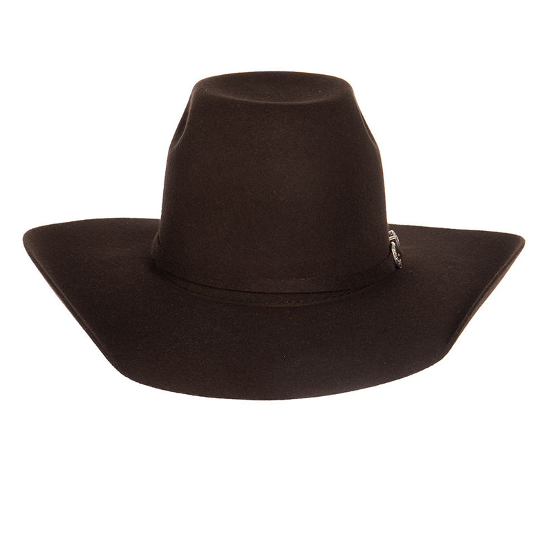 Resistol Youth Chocolate Pay Window Jr Felt Cowboy Hat
