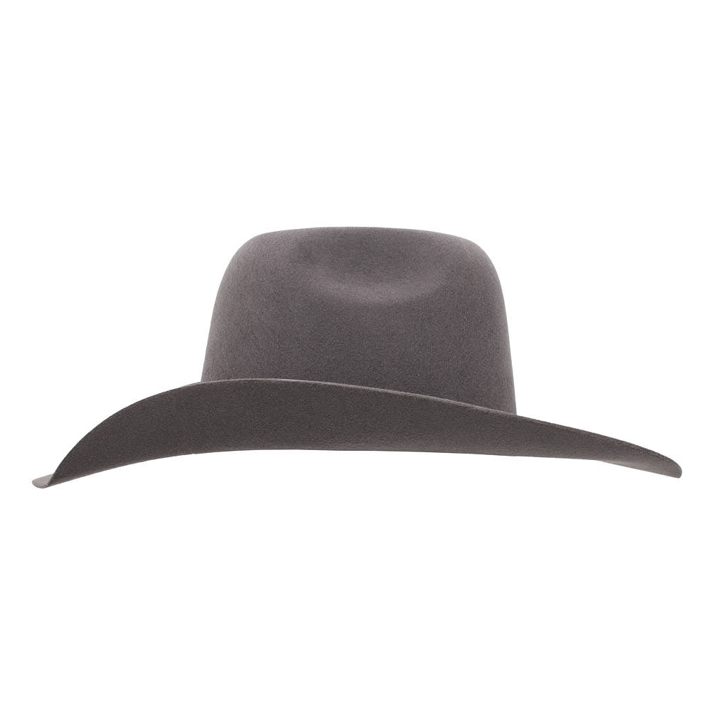 Resistol 3X Pay Window Grey 4 1/4in Brim Wool Hat