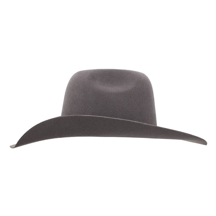 Resistol 3X Pay Window Grey 4 1/4in Brim Wool Hat