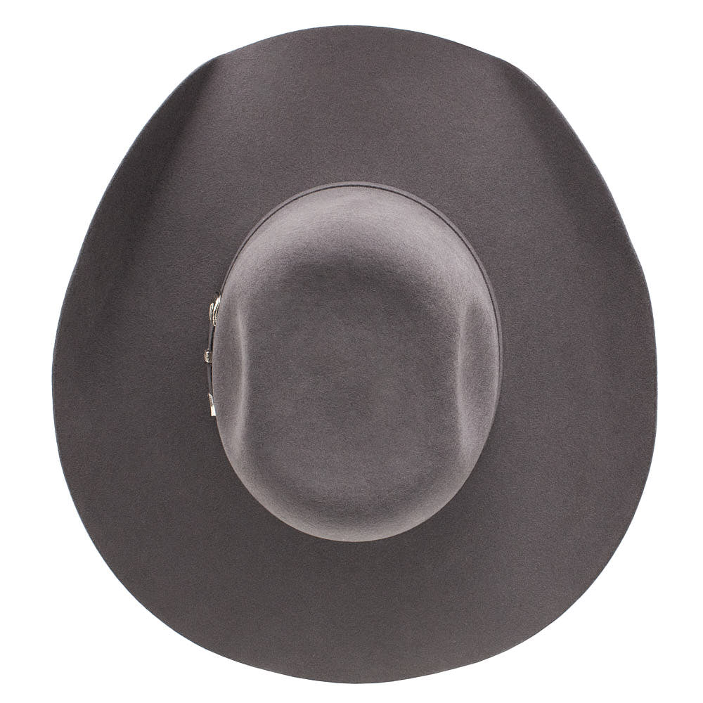 Resistol 3X Pay Window Grey 4 1/4in Brim Wool Hat
