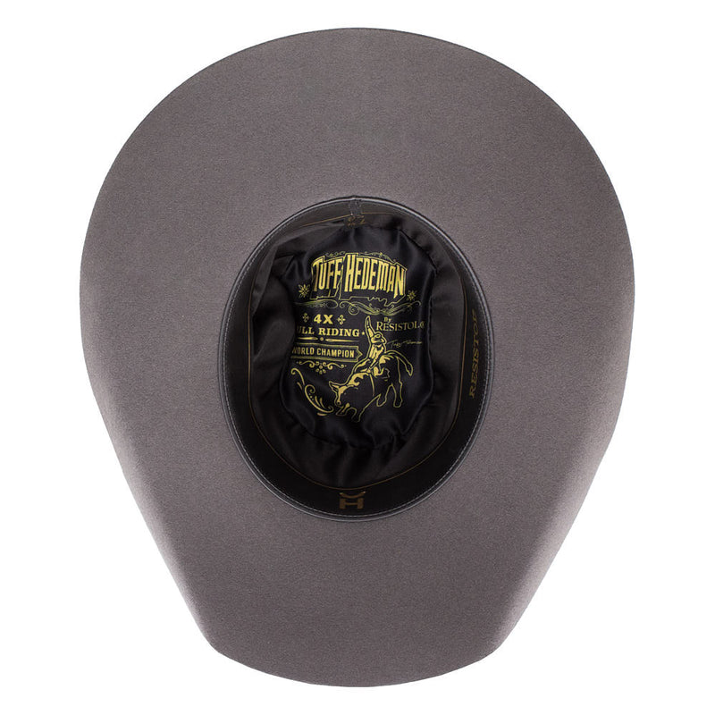 Resistol 3X Pay Window Grey 4 1/4in Brim Wool Hat