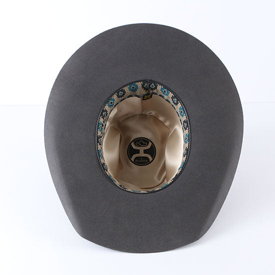 Resistol Hooey 6X Grey Silver Smoke