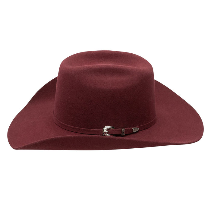 Resistol Cody Johnson 3X Burgundy Thunder Hill 4.25in Brim Hat