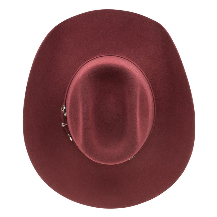 Resistol Cody Johnson 3X Burgundy Thunder Hill 4.25in Brim Hat
