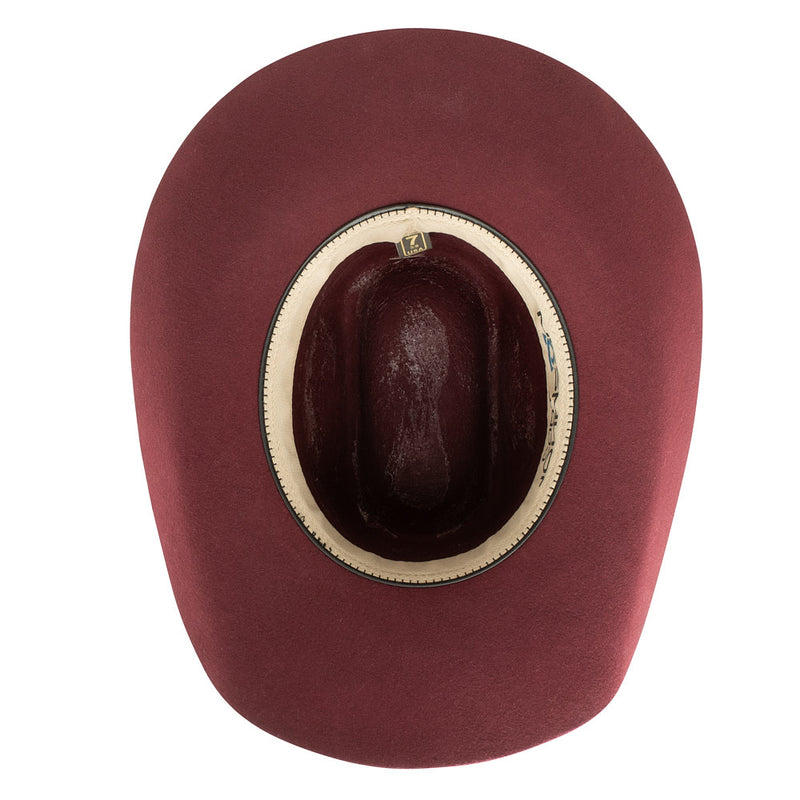 Resistol Cody Johnson 3X Burgundy Thunder Hill 4.25in Brim Hat