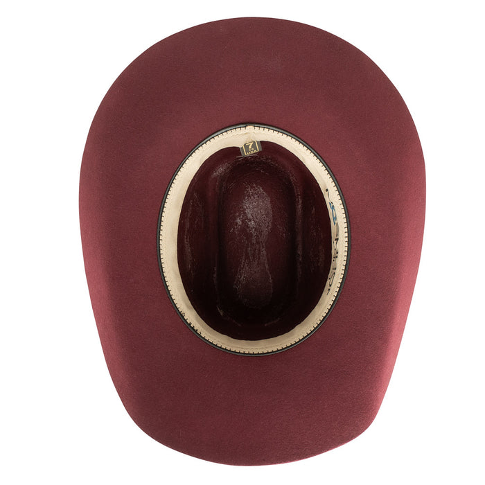 Resistol Cody Johnson 3X Burgundy Thunder Hill 4.25in Brim Hat