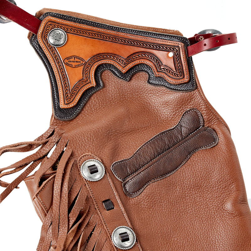 Rockin` Y Saddlery RockinBuckskin Shotgun Chaps