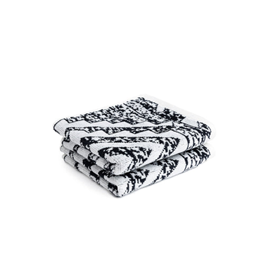 Myra Cloudstone Black and White Towel Set of 5