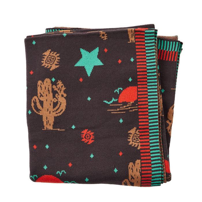 Rod's True Western Starry Night Throw Blanket