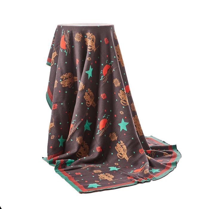 Rod's True Western Starry Night Throw Blanket