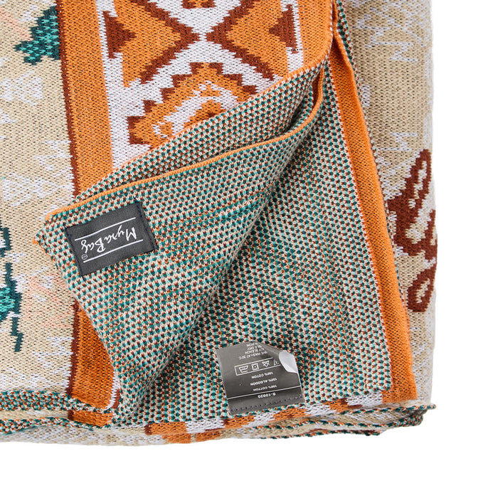 Rod's True Western Tumbleweed Tango Throw Blanket