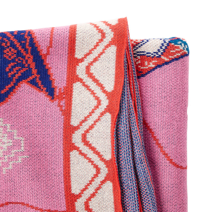 Rod's True Western Prairie Rose Roundup Throw Blanket