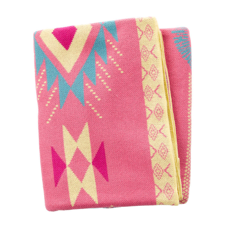 Rod's True Western Pink Canyon Dreams Throw Blanket