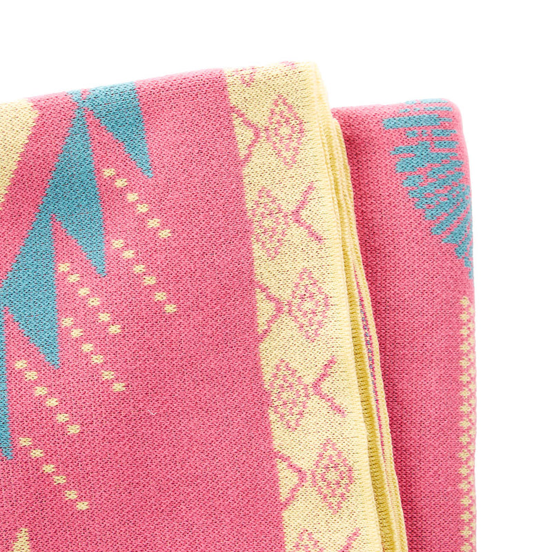 Rod's True Western Pink Canyon Dreams Throw Blanket