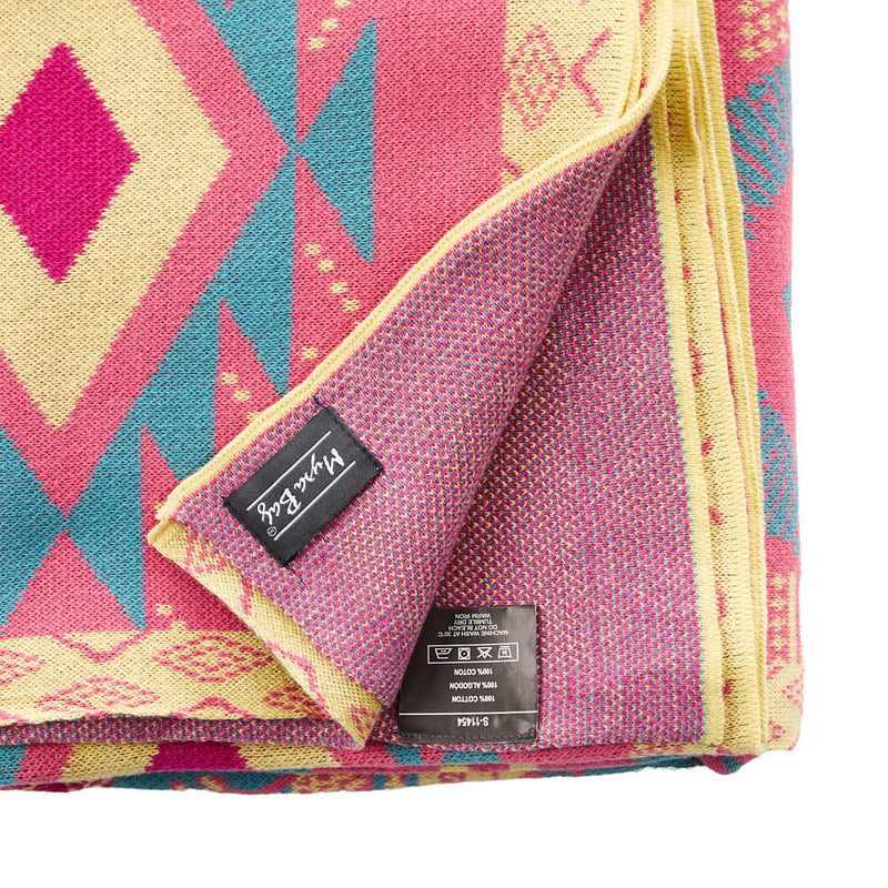 Rod's True Western Pink Canyon Dreams Throw Blanket