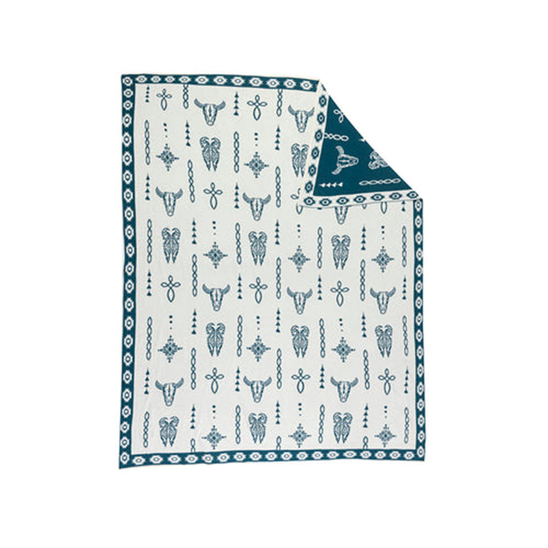 Myra Desert Mystic Bandana Throw Blanket