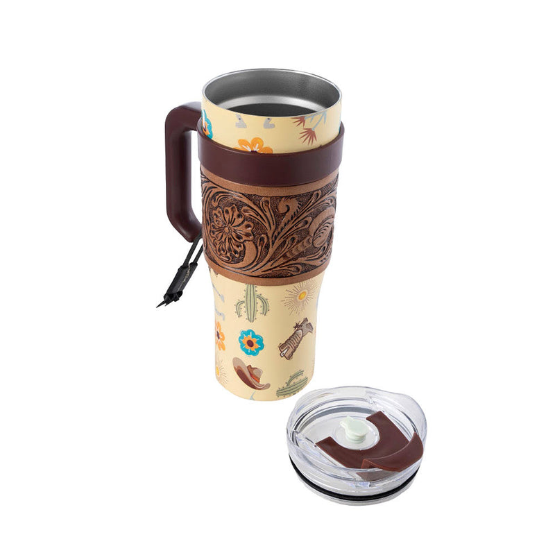 Myra Trail Kissed Yellow Tumbler