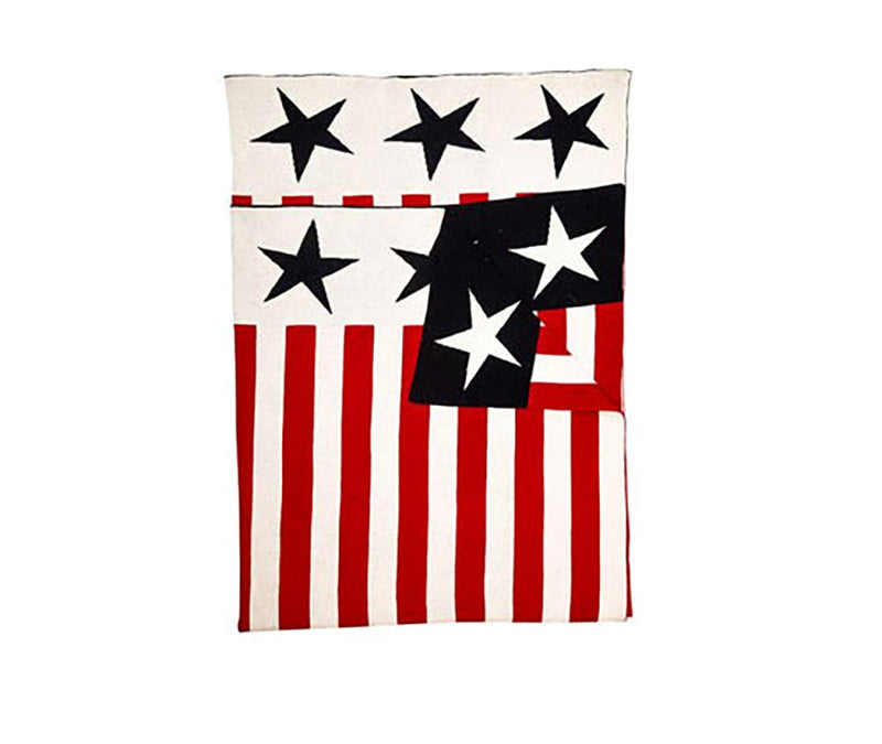 Myra Americana Flag Throw Blanket