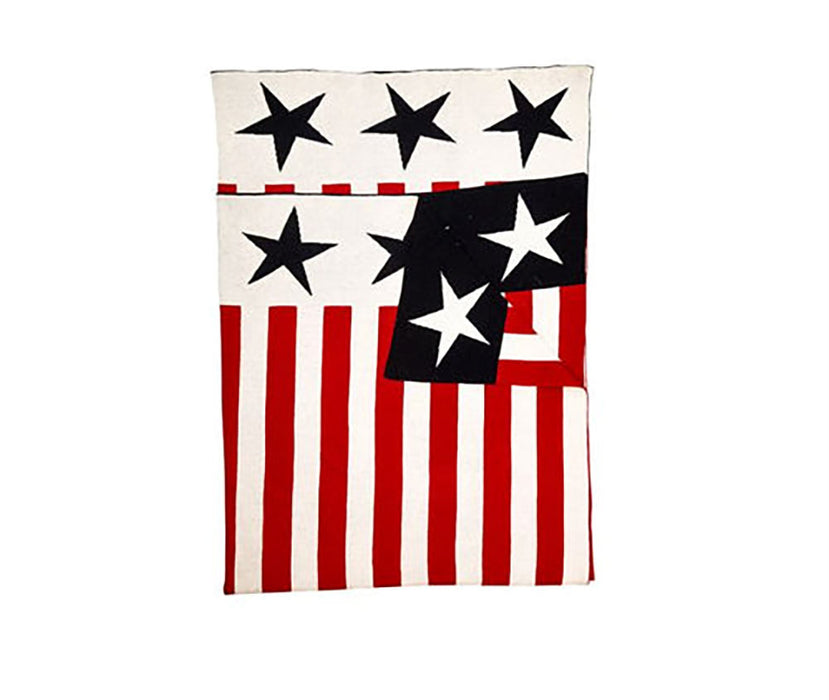 Myra Americana Flag Throw Blanket