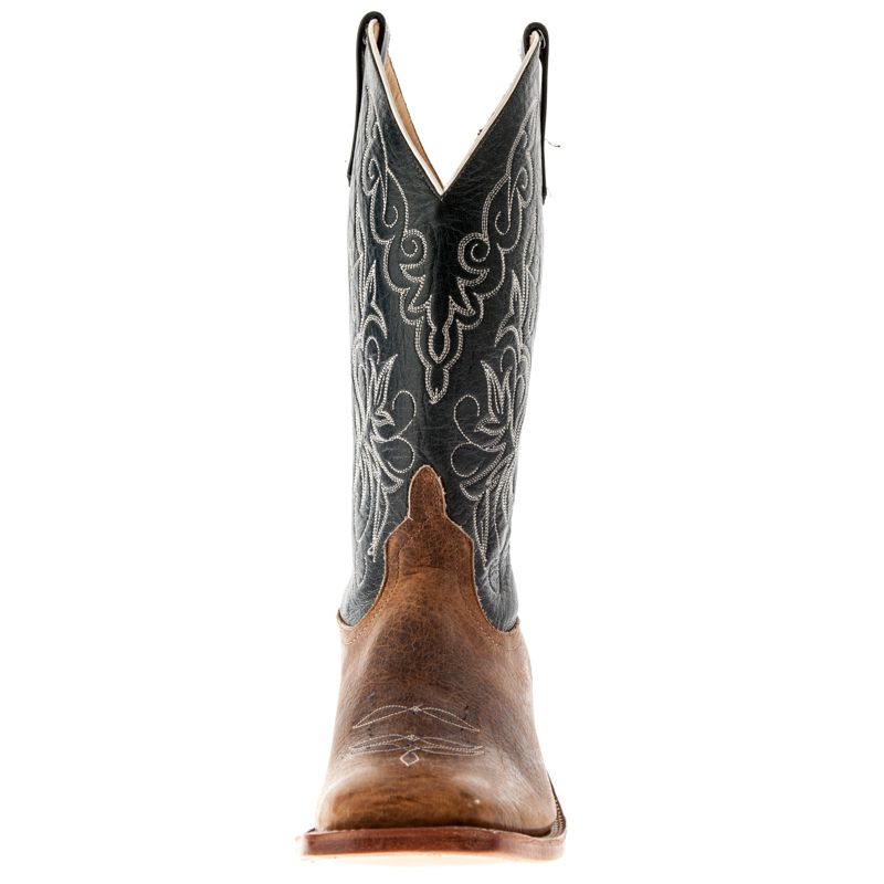 Anderson Bean Men's Distressed American Bison Cowboy Boots