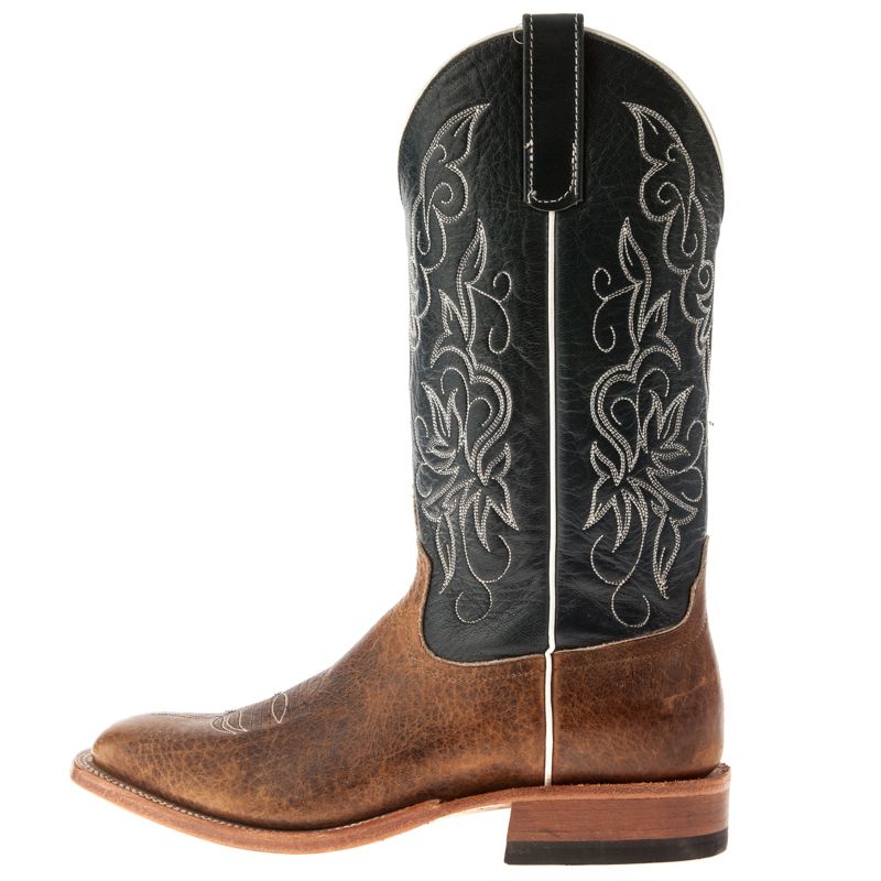Anderson Bean Men's Distressed American Bison Cowboy Boots