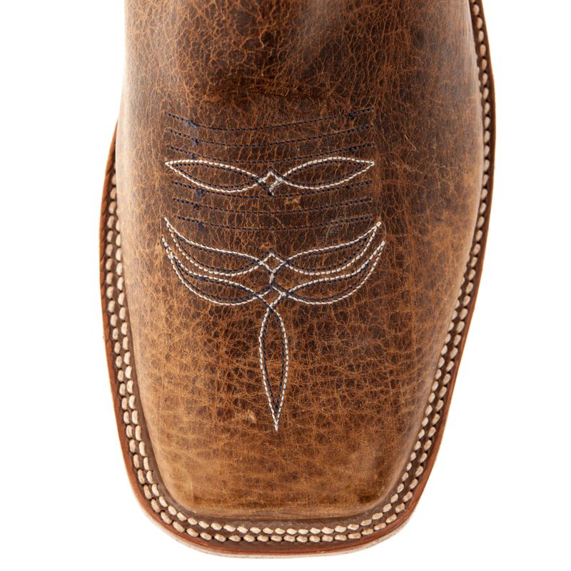 Anderson Bean Men's Distressed American Bison Cowboy Boots