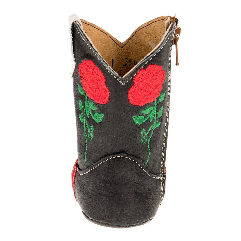 Shea Baby Kid's Ruby Rose Black and Red Boot