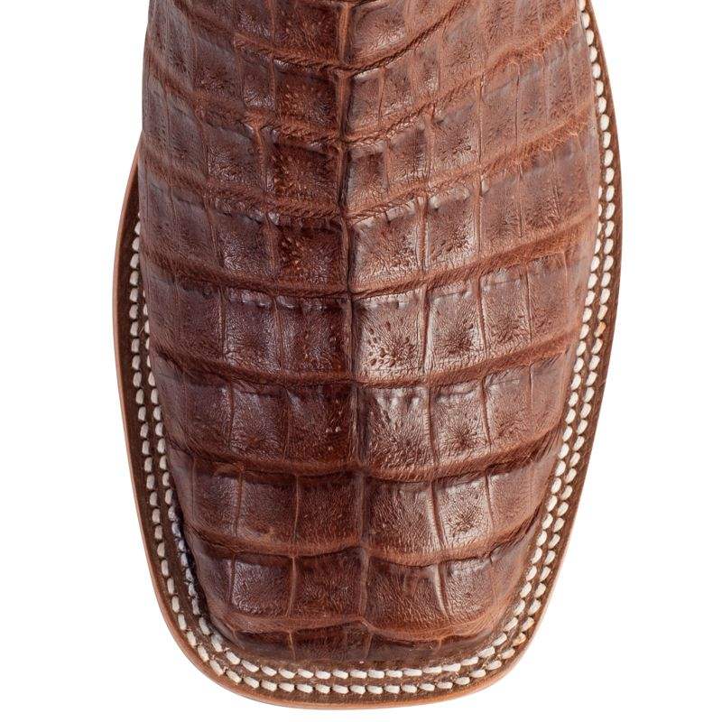 Anderson Bean Men's Tobacco Caiman Brown Raven Cowboy Boots