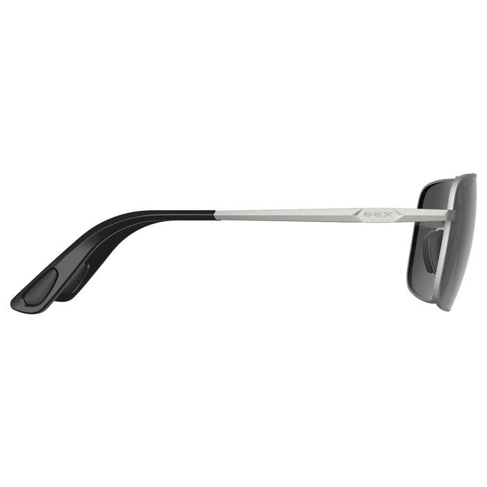 Bex Porter Matte Silver and Grey Sunglasses