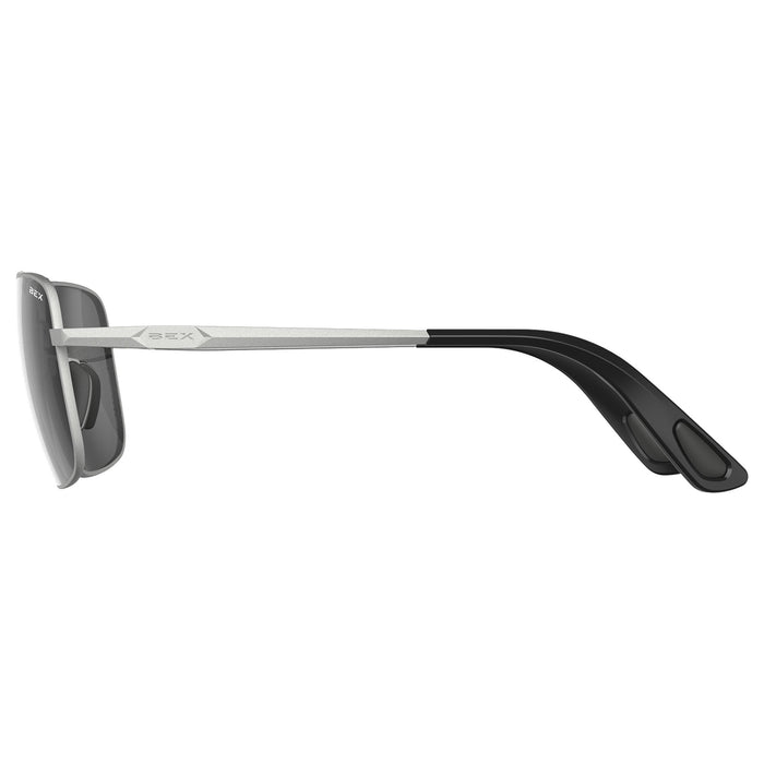 Bex Porter Matte Silver and Grey Sunglasses
