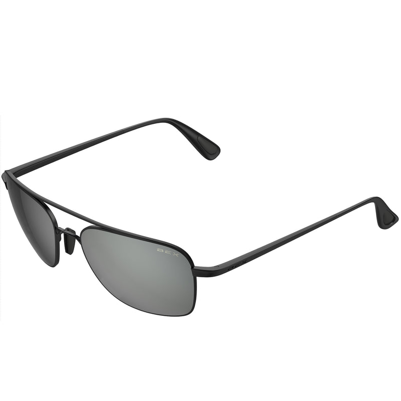 Bex Mach Matte Black and Grey Sunglasses