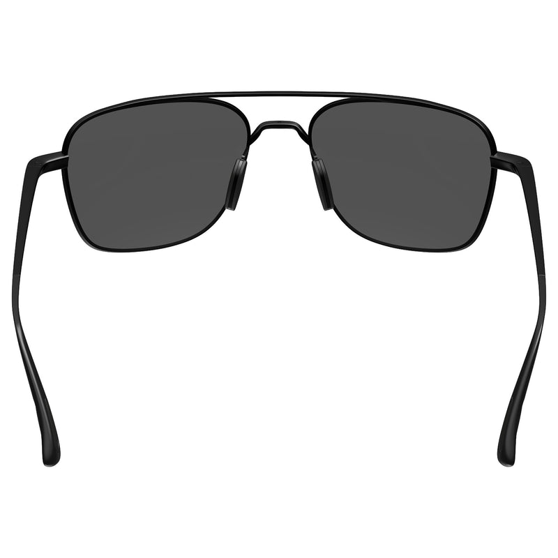 Bex Mach Matte Black and Gray Sunglasses